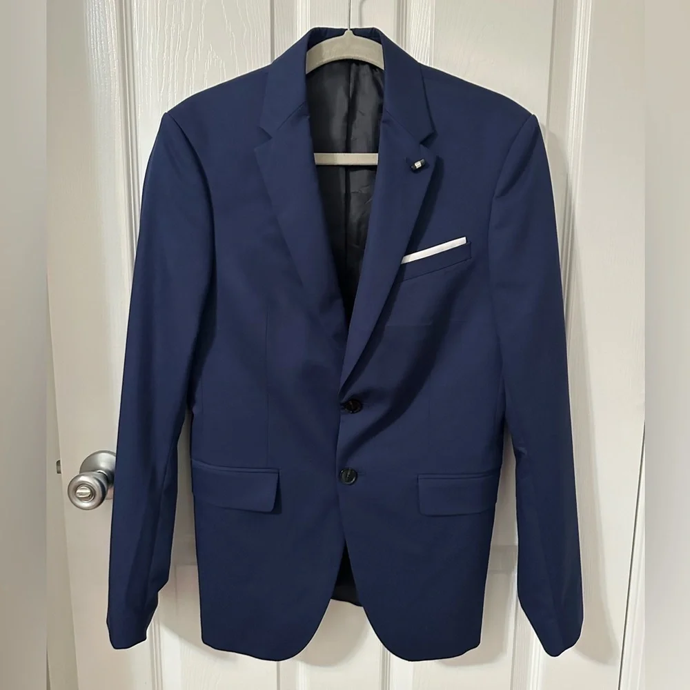 NWOT Zara Deep Blue Men's Blazer